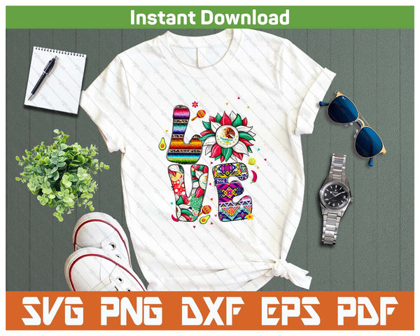 Cinco De Mayo Mexican Fiesta Party SVG PNG Cutting Files