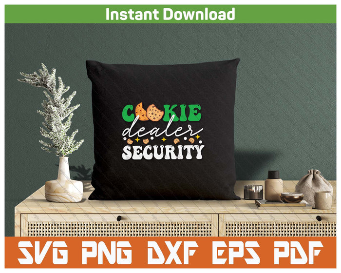 Cookie Dealer Security Funny Scouting Troop Leader SVG PNG Cutting Files