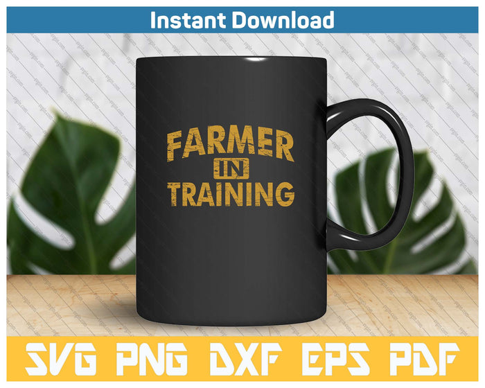 Farm Gift Farming Lover Future Farmer SVG PNG Cutting Files