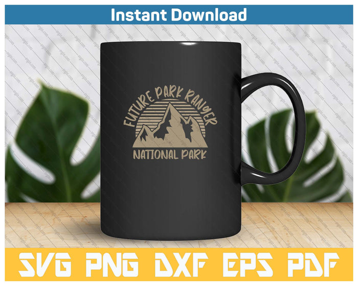 Future Park Ranger National Park Claw Compass Lover SVG PNG Cutting Files