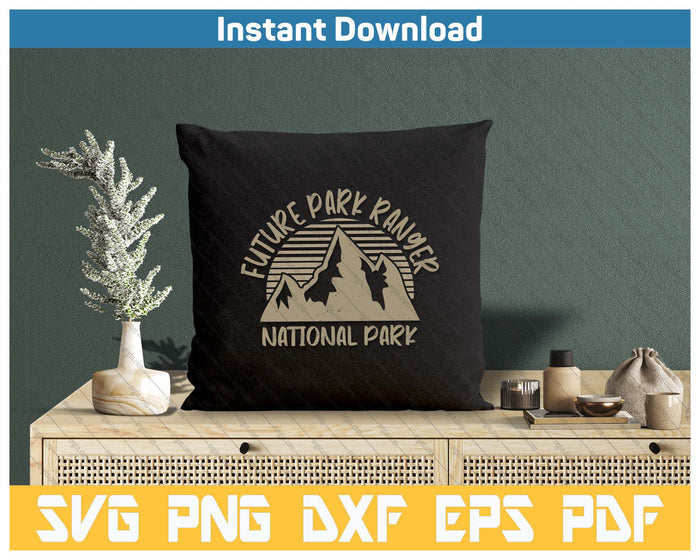 Future Park Ranger National Park Claw Compass Lover SVG PNG Cutting Files