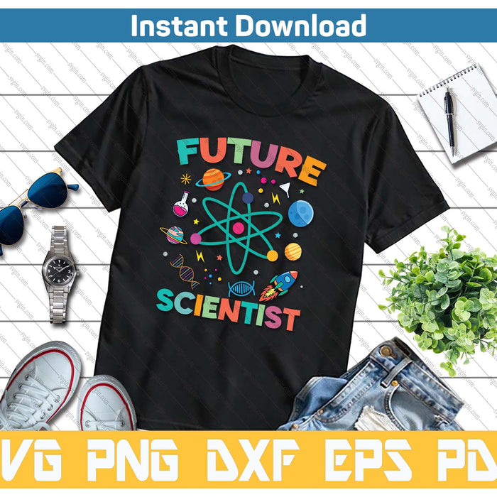 Future Scientist STEM Boy Girl Science Fair Scientist SVG PNG Cutting Files