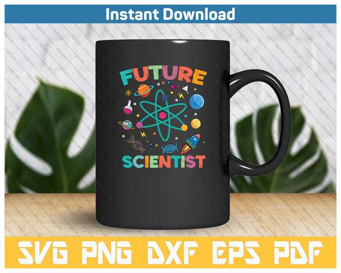 Future Scientist STEM Boy Girl Science Fair Scientist SVG PNG Cutting Files