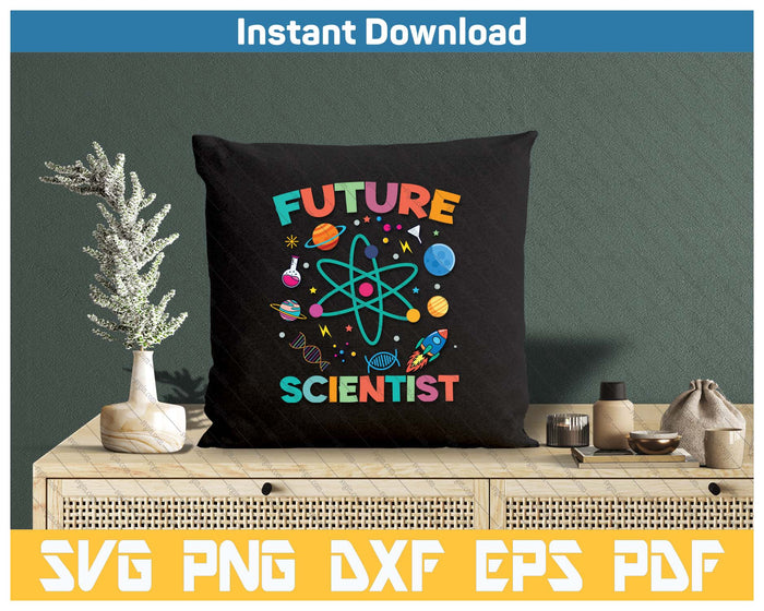 Future Scientist STEM Boy Girl Science Fair Scientist SVG PNG Cutting Files