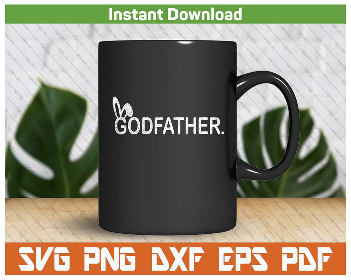 Godfather Meme Easter Day Funny Bunny Eggs SVG PNG Cutting Files