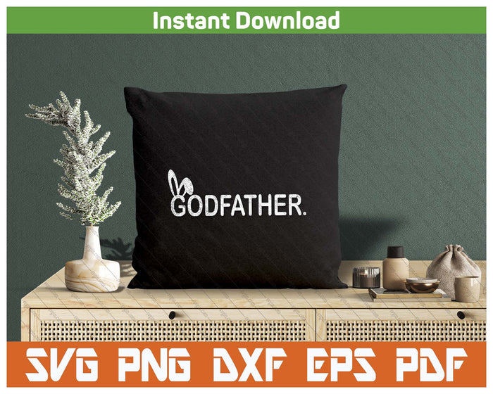 Godfather Meme Easter Day Funny Bunny Eggs SVG PNG Cutting Files