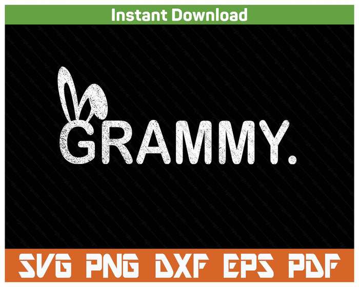 Grammy Meme Easter Day Funny Bunny Eggs SVG PNG Cutting Files