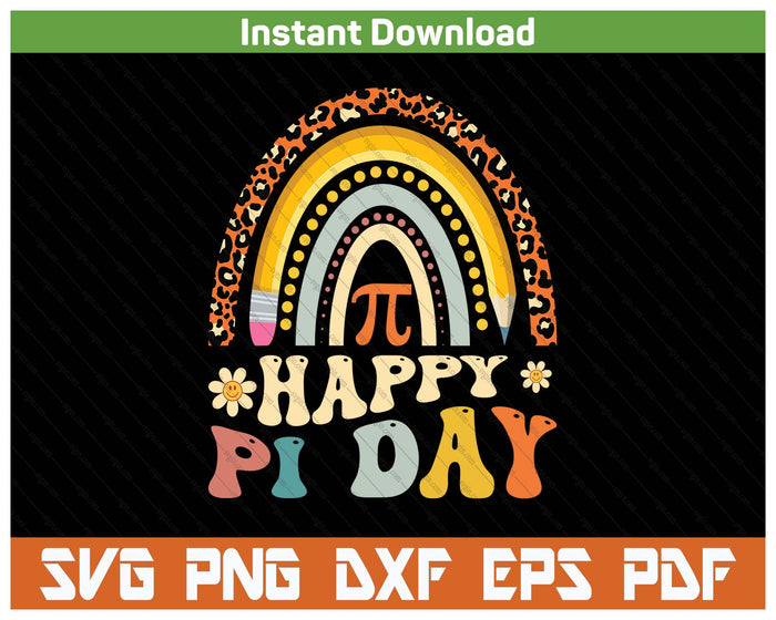 Happy Pi Day 3.14 Pi Symbol For Math Lovers SVG PNG SVG PNG Cutting Files