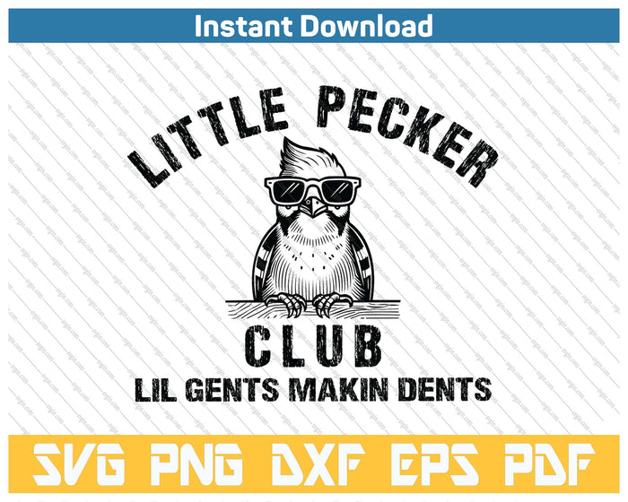 Lil Pecker Club SVG PNG Cutting Files