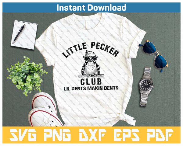 Lil Pecker Club SVG PNG Cutting Files