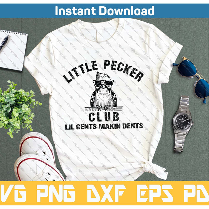 Lil Pecker Club SVG PNG Cutting Files