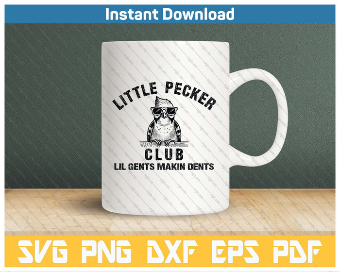 Lil Pecker Club SVG PNG Cutting Files