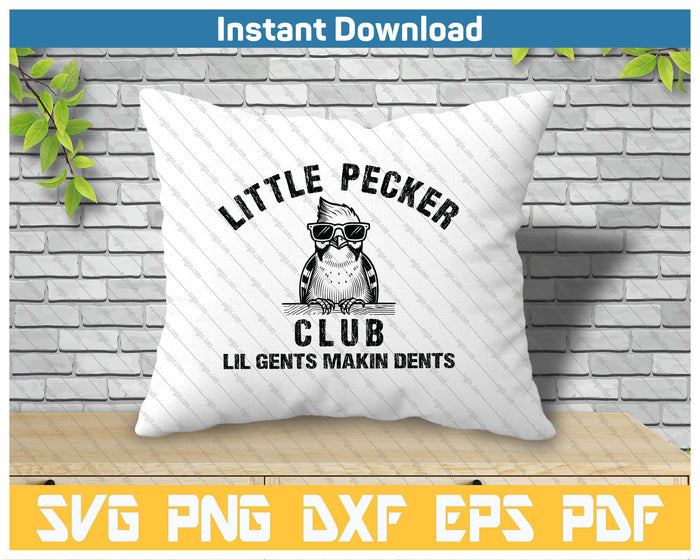 Lil Pecker Club SVG PNG Cutting Files