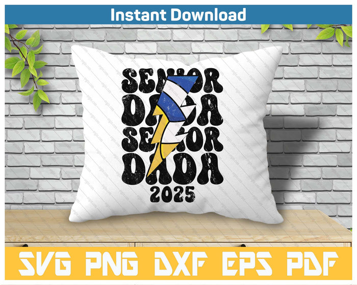 Proud Volleyball Senior Dada 2025 SVG PNG Cutting Files